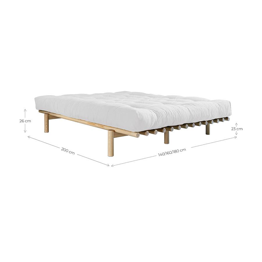 Cama Pace de Madera Natural 