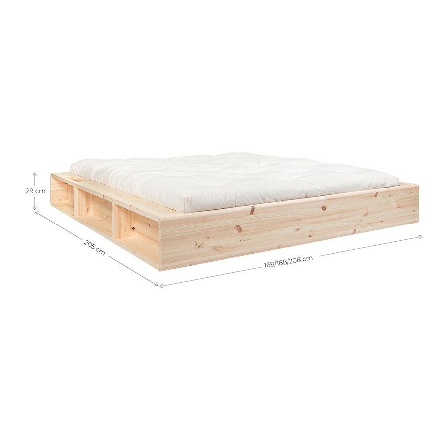 Cama Ziggy  de madera de pino 