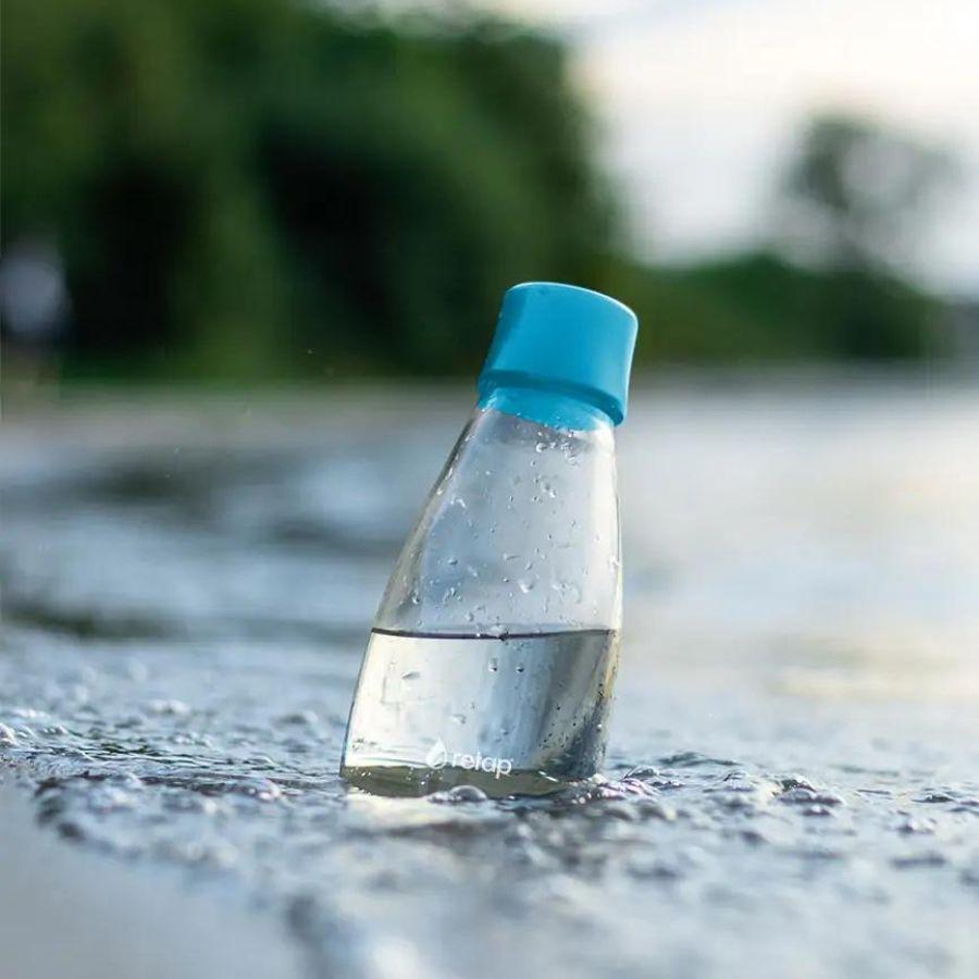 Botella de vidrio reusable para agua Retap 08L