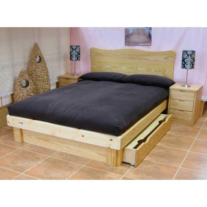 Cama Somier de Haya de 90 Wakame - Fustaforma