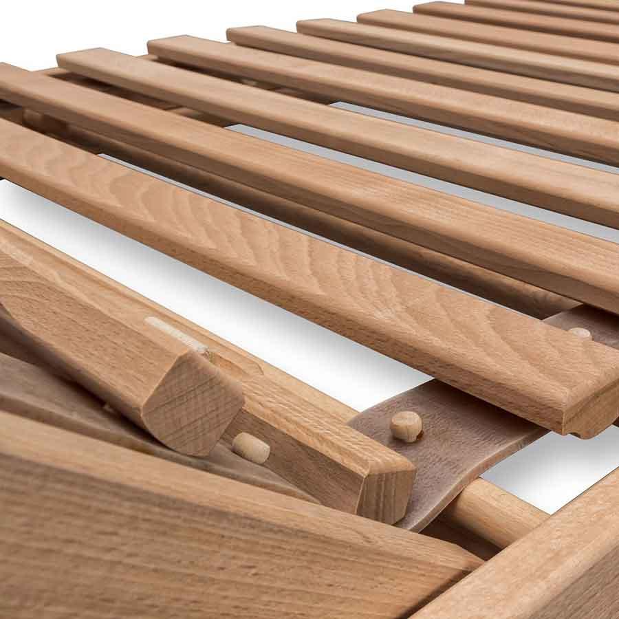 Somier regulable de madera Ergo Balance detalle madera