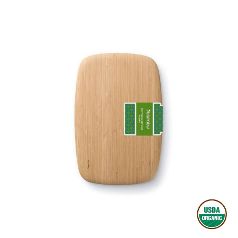 La tabla para cortar de bambú pequeña es sostenible, ligera y bonita