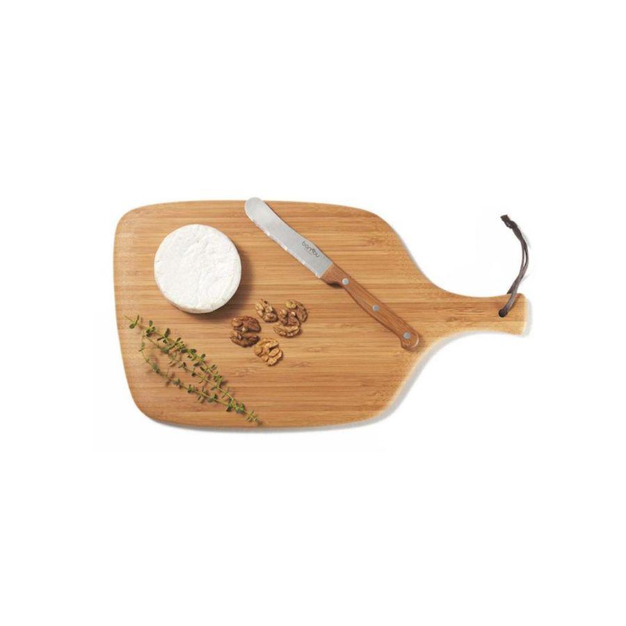 Tabla de bambú mini para cocina diseñada para cortar alimentos