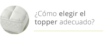 elegir topper natural