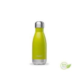 Botella de acero inoxidable isotérmica Qwetch 260 ml verde manzana