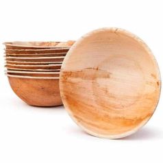 El bowl redondo hoja de palma es un complemento perfecto y sorprendente que dará un toque ecológico y moderno a tu vajilla, y gracias a su profundidad tiene una buena capacidad para albergar alimentos como snakcs o ensaladas. Es totalmente ecofriendly.
