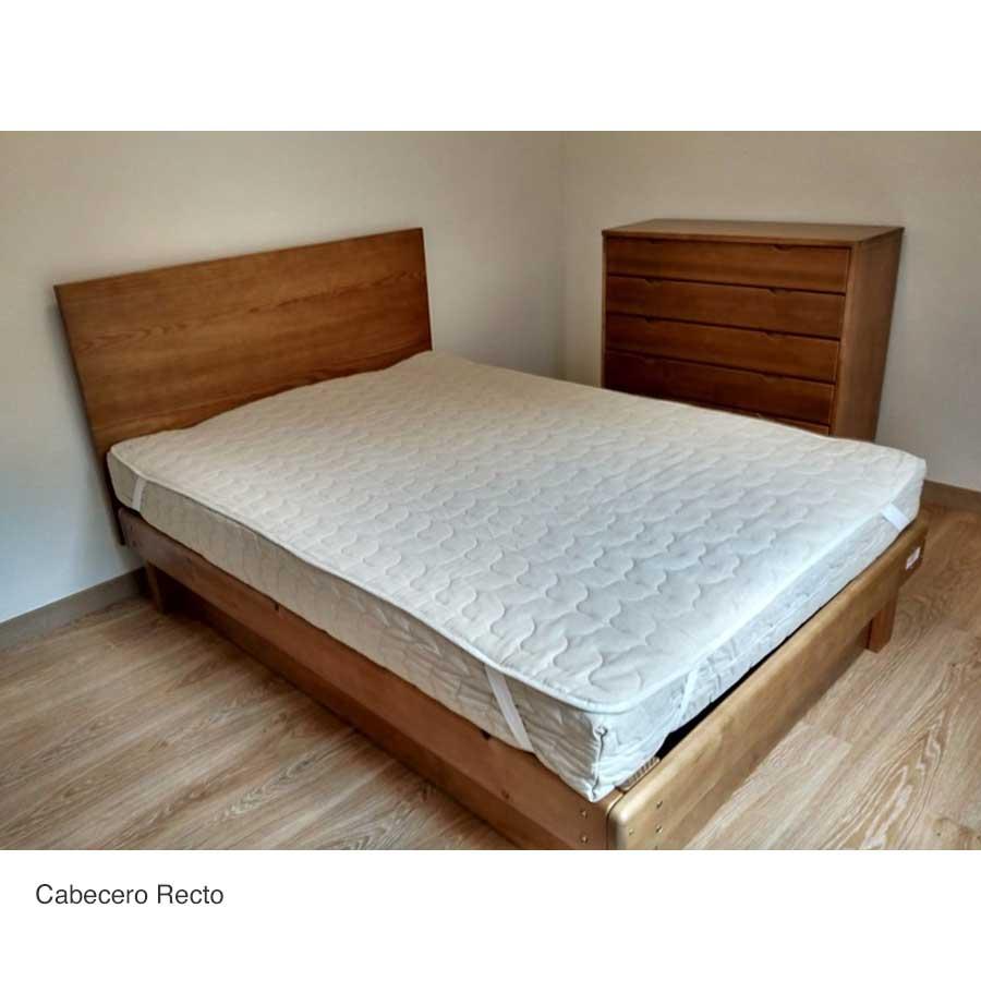 Cama Somier madera Fustaforma con arcón abatible