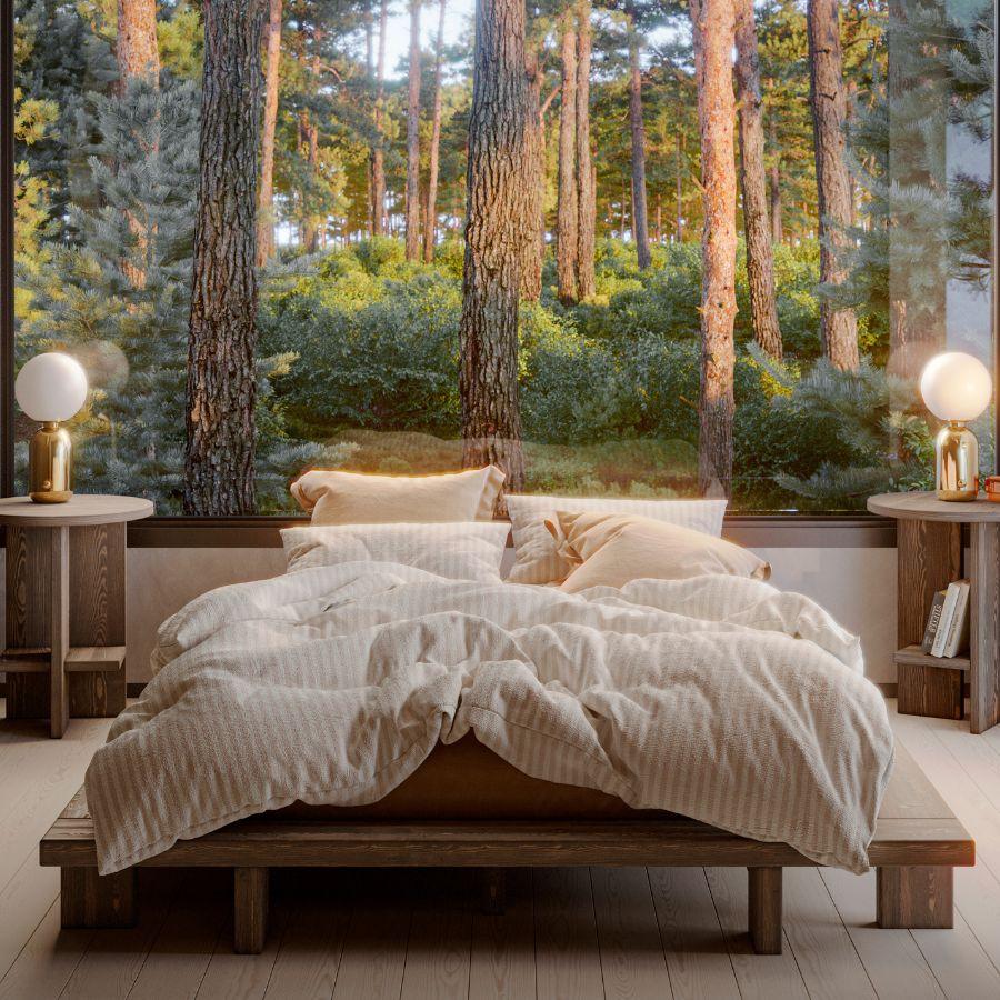 Cama Japan de Madera Natural