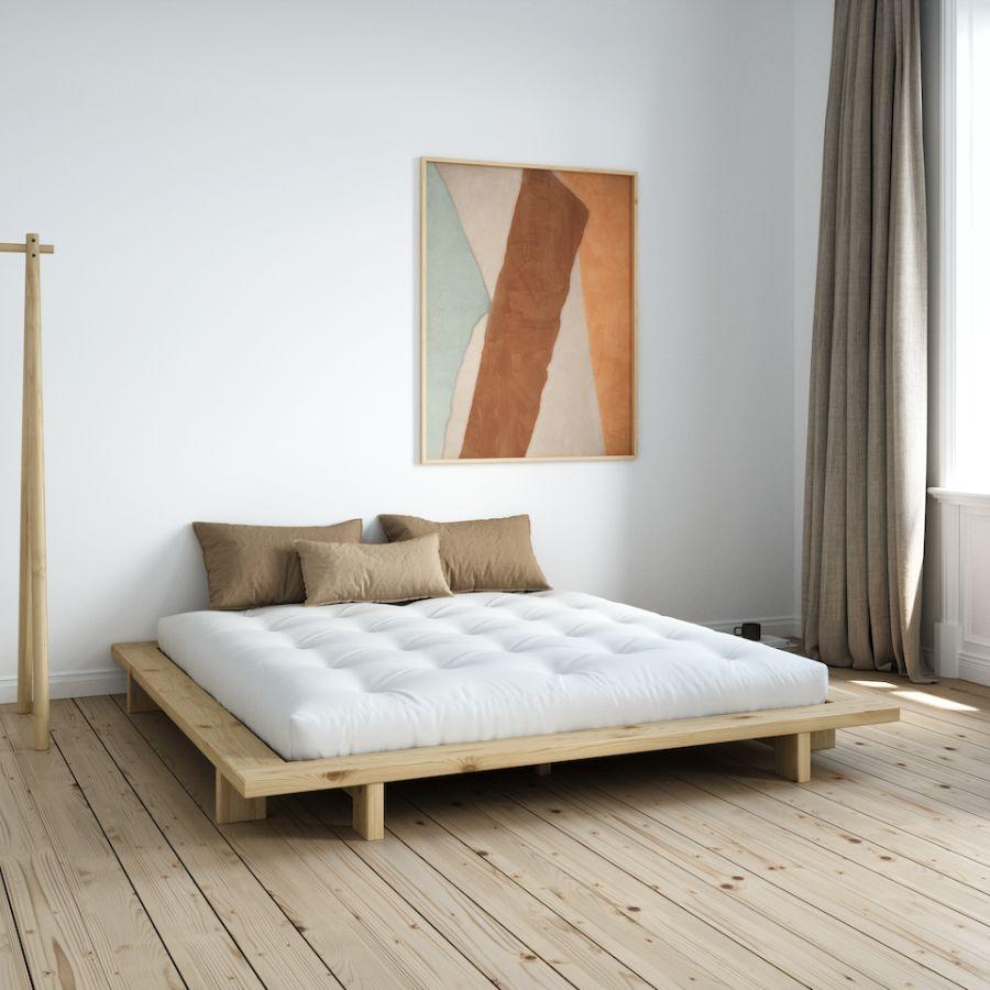 Cama Japan de Madera Natural