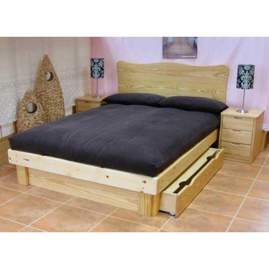 Cama Somier madera Fustaforma