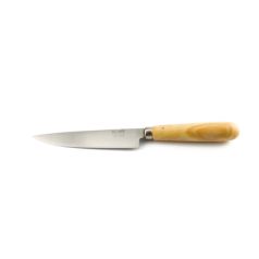 El cuchillo artesanal acero carbono 12 cm está fabricado y afilado a mano por la tercera generación de la familia Pallarés de Solsona