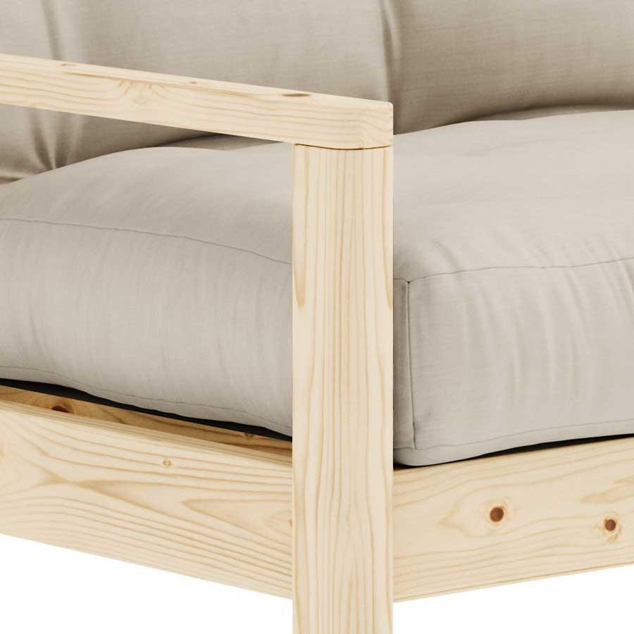 Sofa Cama Knob lacado natural