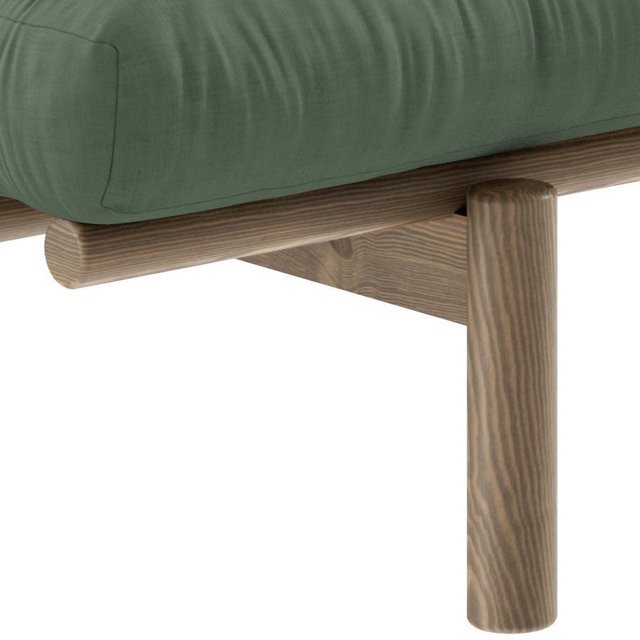 Divan cama Pace madera oscura