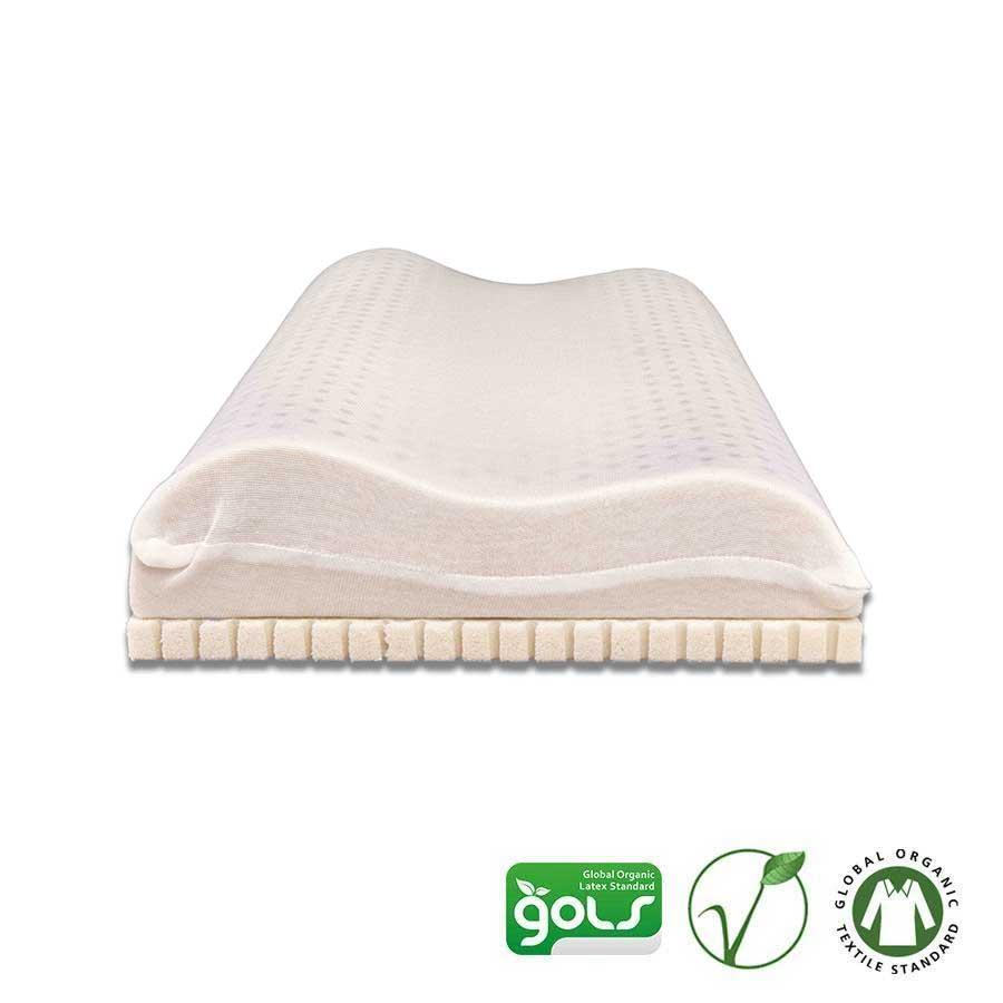 Almohada Ortopédica Ergo Forma Látex Natural