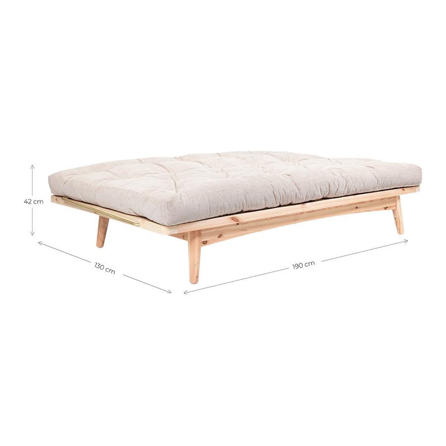 Sofá cama de madera Folk