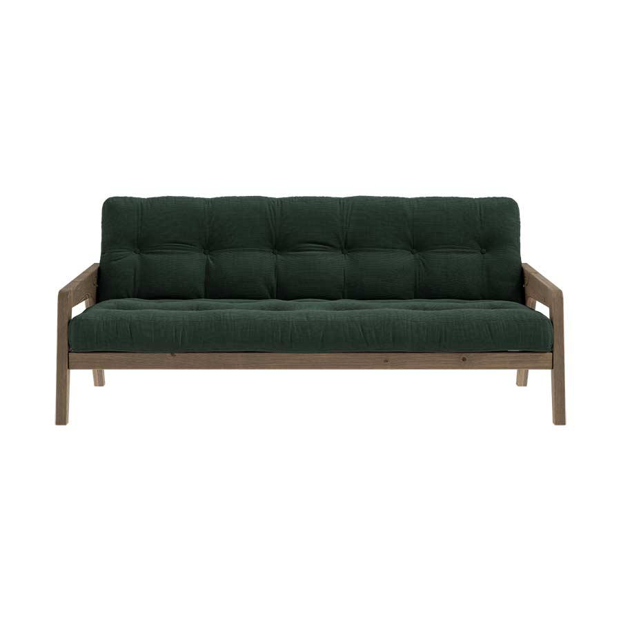 Sofa Cama Grab en madera oscura