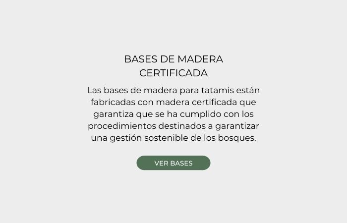 bases de madera para tatamis fsc tala sostenible