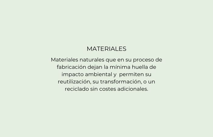 materiales naturales muebles ecologicos