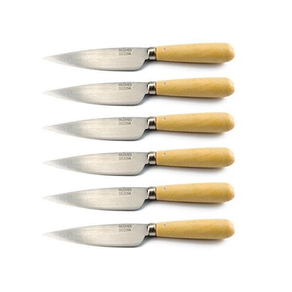 Pack de cuchillos artesanales de hoja ancha Pallarés