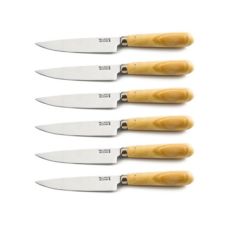 Pack de cuchillos Pallarés te servirán para cualquier tarea culinaria e incluso para comer en la mesa. El cuchillo de 15 cm de hoja también está fabricado en acero carbono y es el complemento ideal para cualquier cocina.