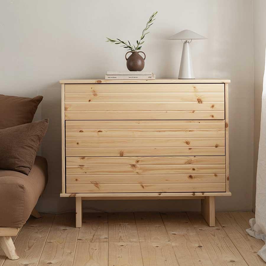 Cómoda de madera Kommo