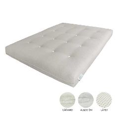 Futón de látex y algodón