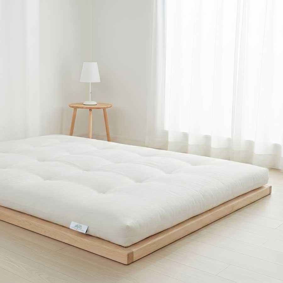 Futón de algodón, cáñamo y látex