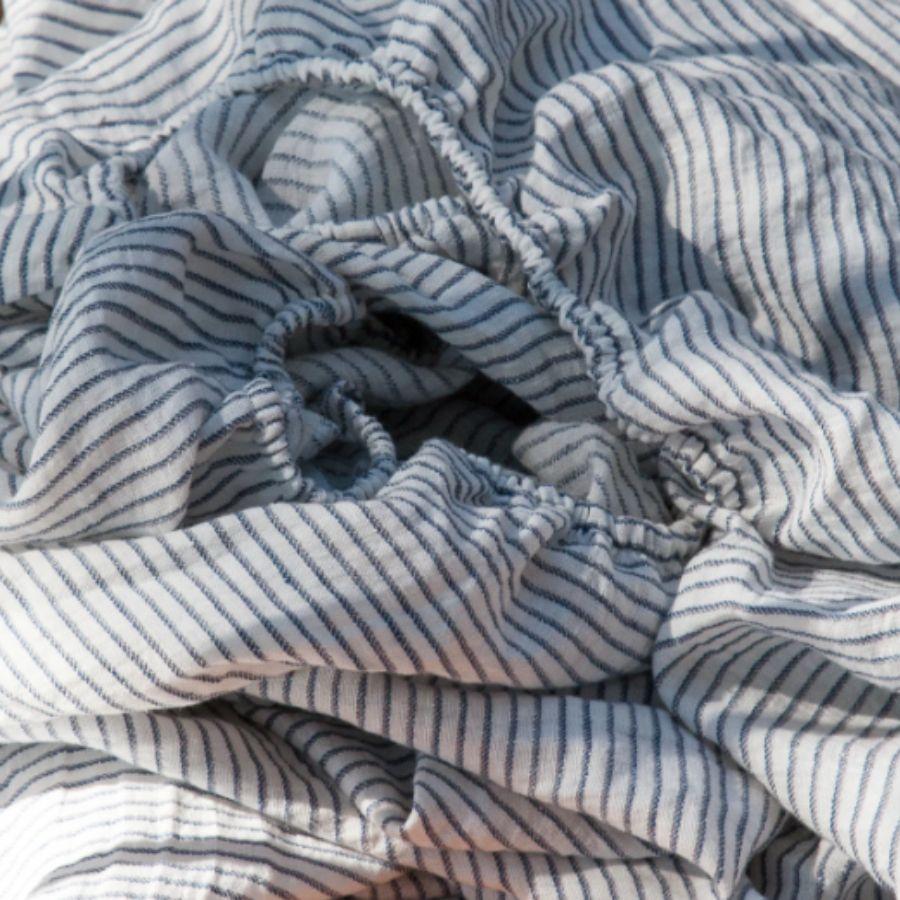 Juego de cama de lino Mikonos