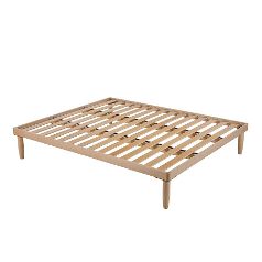 Somier de madera Natural Doble