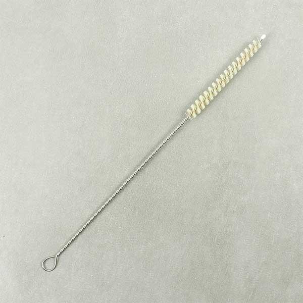 Cepillo para limpiar pajitas metálicas