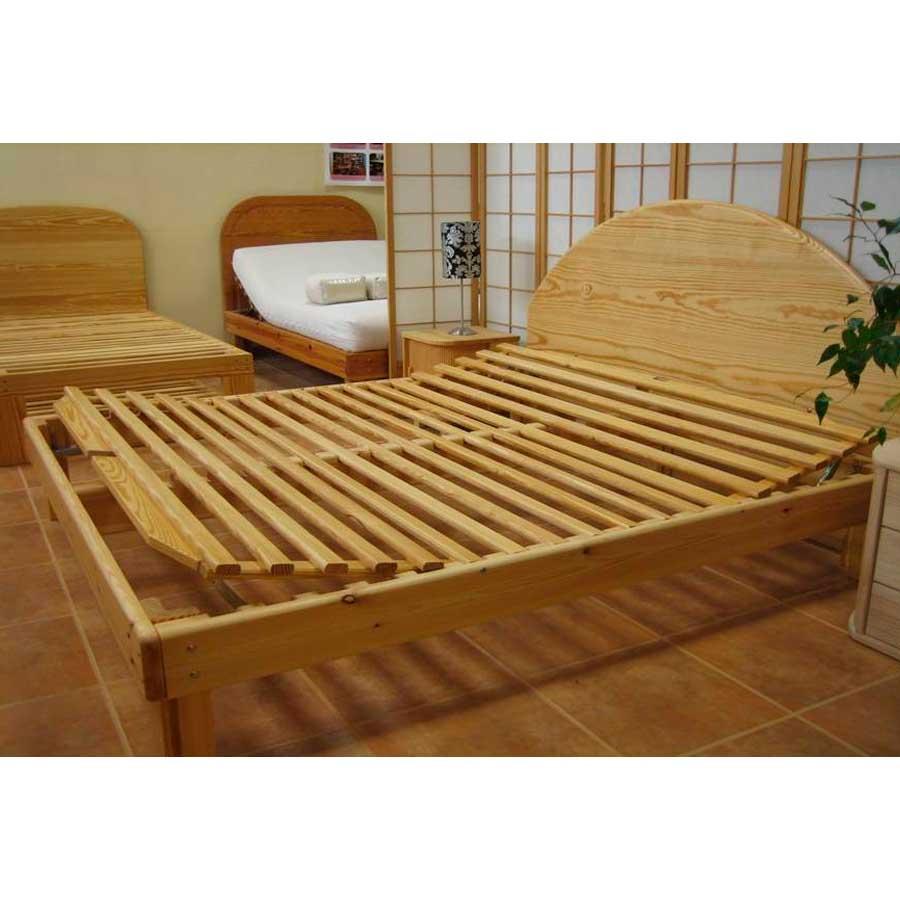 Cama Somier madera Fustaforma reclinable