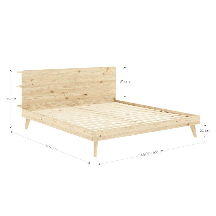 Cama de madera Retreat