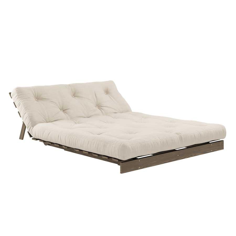 Sofá cama Roots 140 madera oscura 