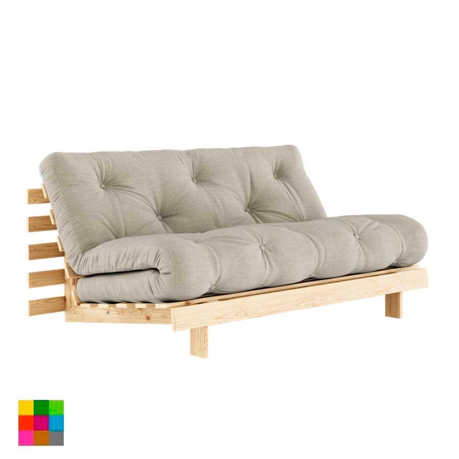 El sofá cama Roots 160 doble es un cómodo sofá de diseño limpio, acogedor, confortable y de estructura sólida. Puedes usarlo en tres posiciones diferentes.