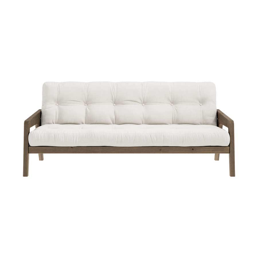 Sofa Cama Grab en madera oscura