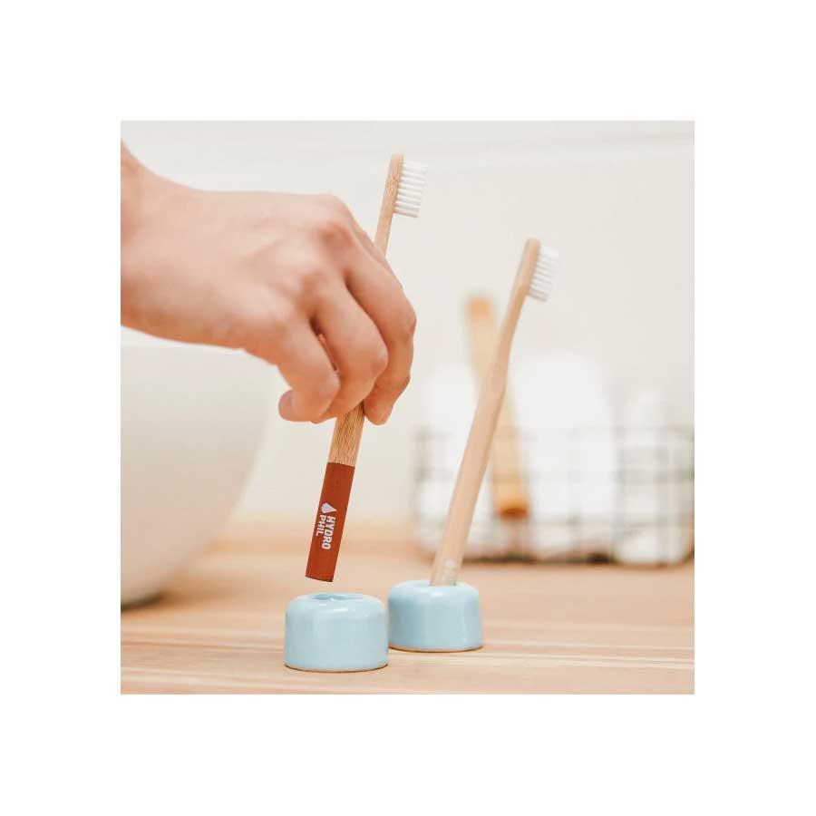Soporte de cerámica para cepillos de dientes Hydrophil