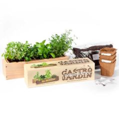 Con el Kit de siembra Gourmet Gastrojardín tendrás siempre a mano de manera práctica y sencilla tus propias hierbas aromáticas. 