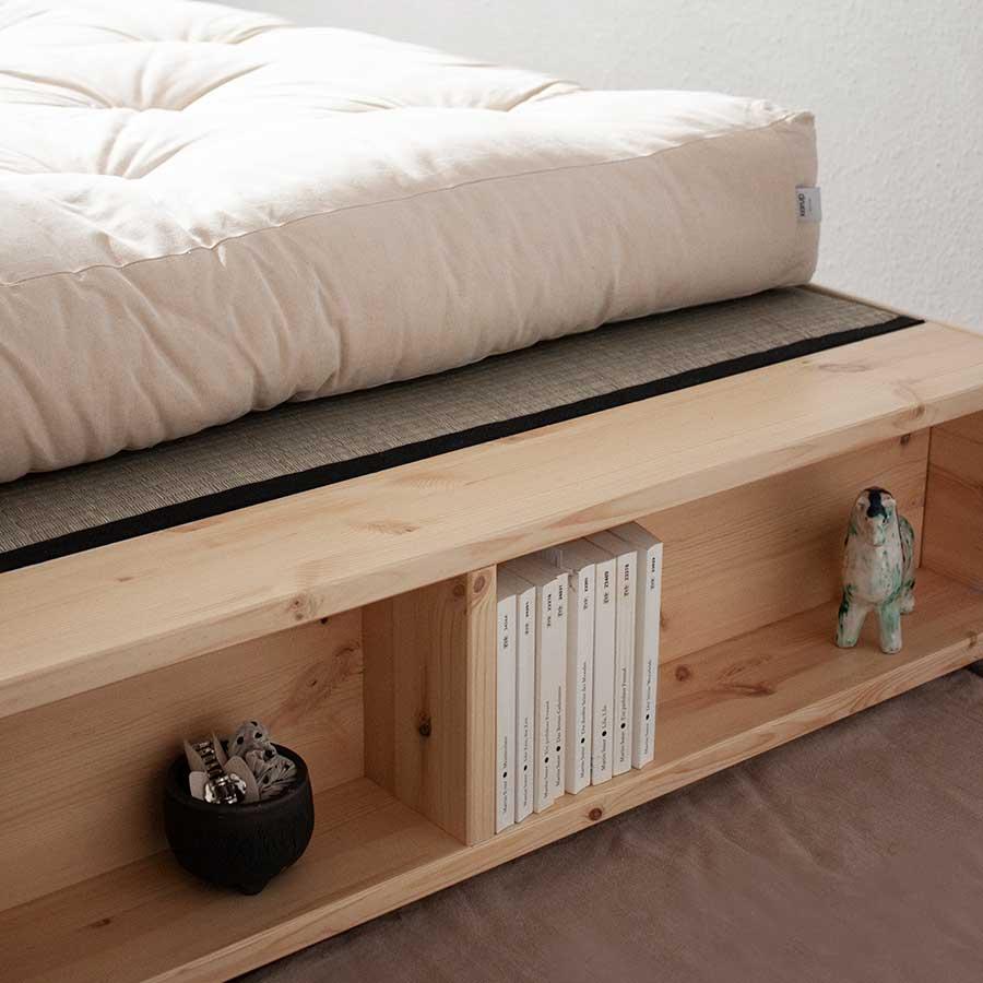 Cama Ziggy  de madera de pino 